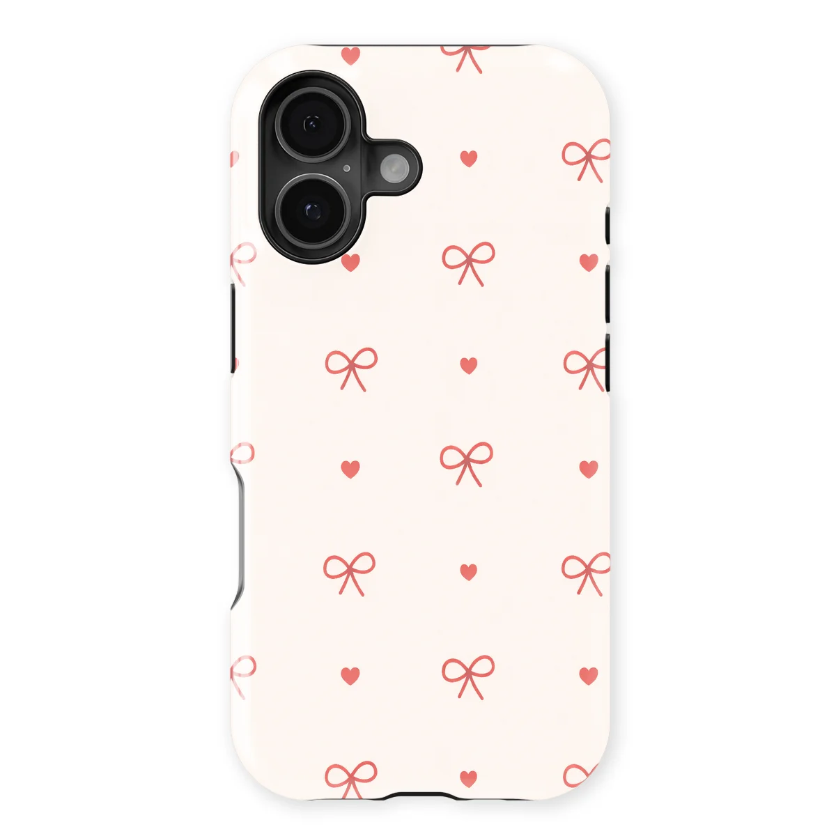 Little Love - Sweet Bows - White/Red/Multicolor for iPhone 16