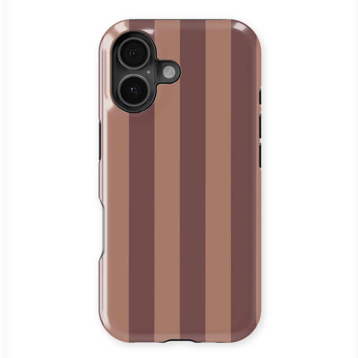 Stripes - Burgundy Rush - Purple/Brown/Multicolor for iPhone 17