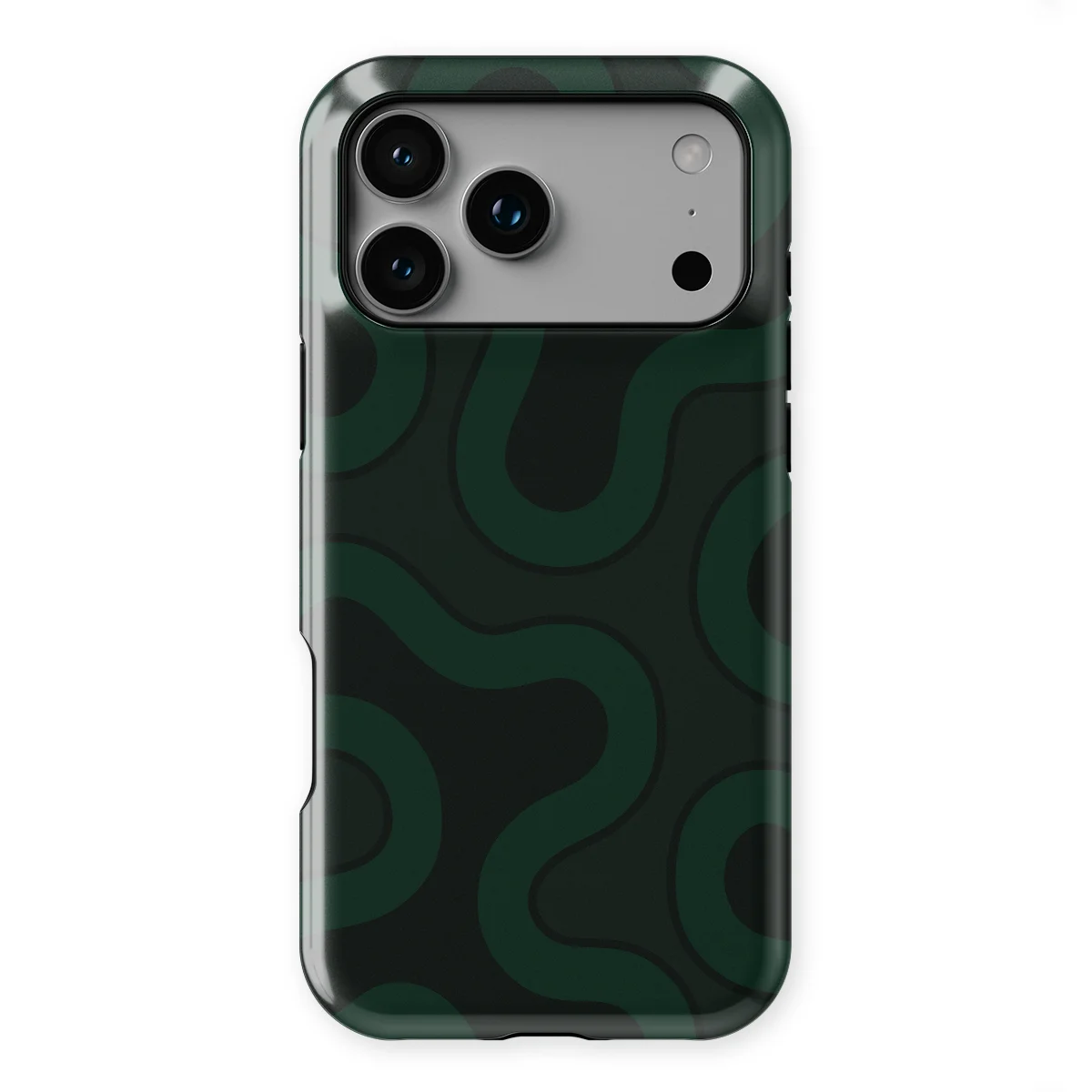 Motion Flow - Dark Drift - Black/Green for iPhone 17 Pro